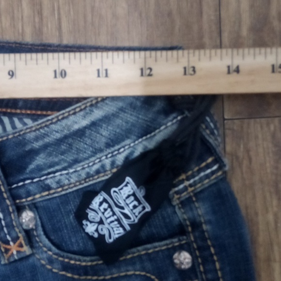 Rock Revival Women's 26 Straight Debbie Embellished Bejeweled Rhinestones NWOT - Picture 9 of 12